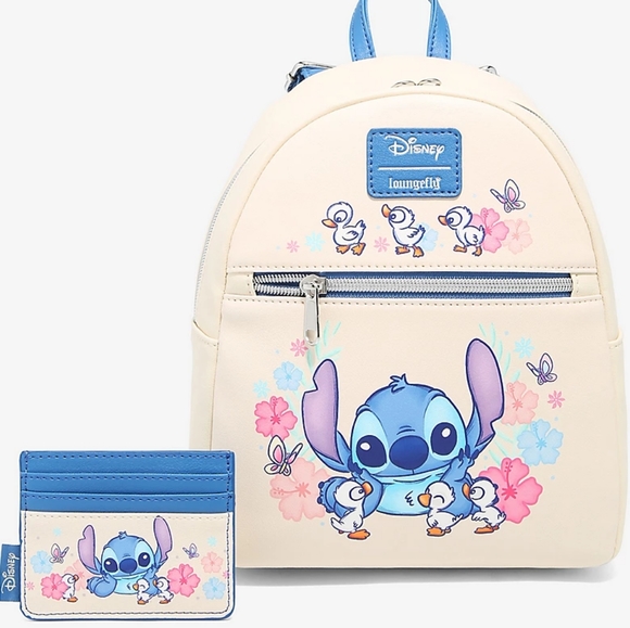 NWT Loungefly Lilo and Stitch mini backpack and cardholder - Picture 14 of 16